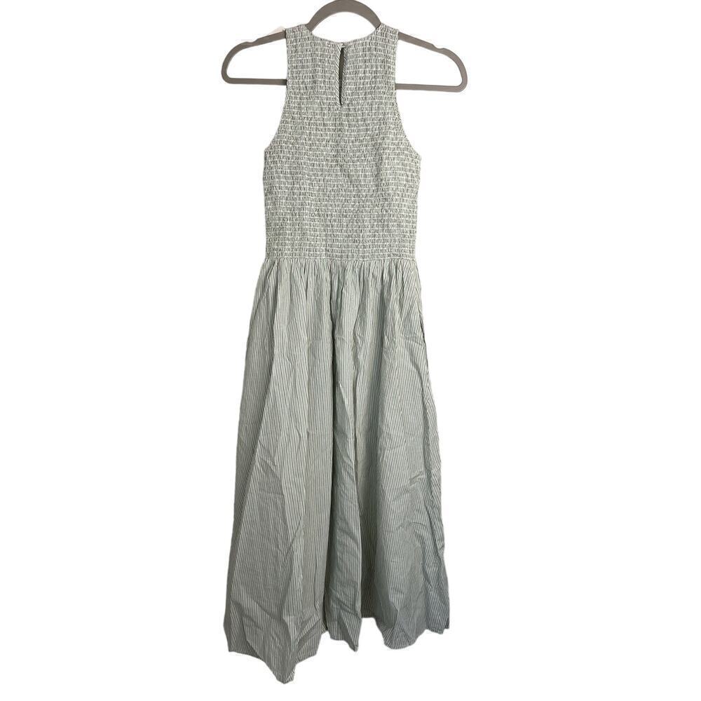 Madewell Women’s Melody Smocked Midi Dress Pistachio XXS - Picture 4 of 12